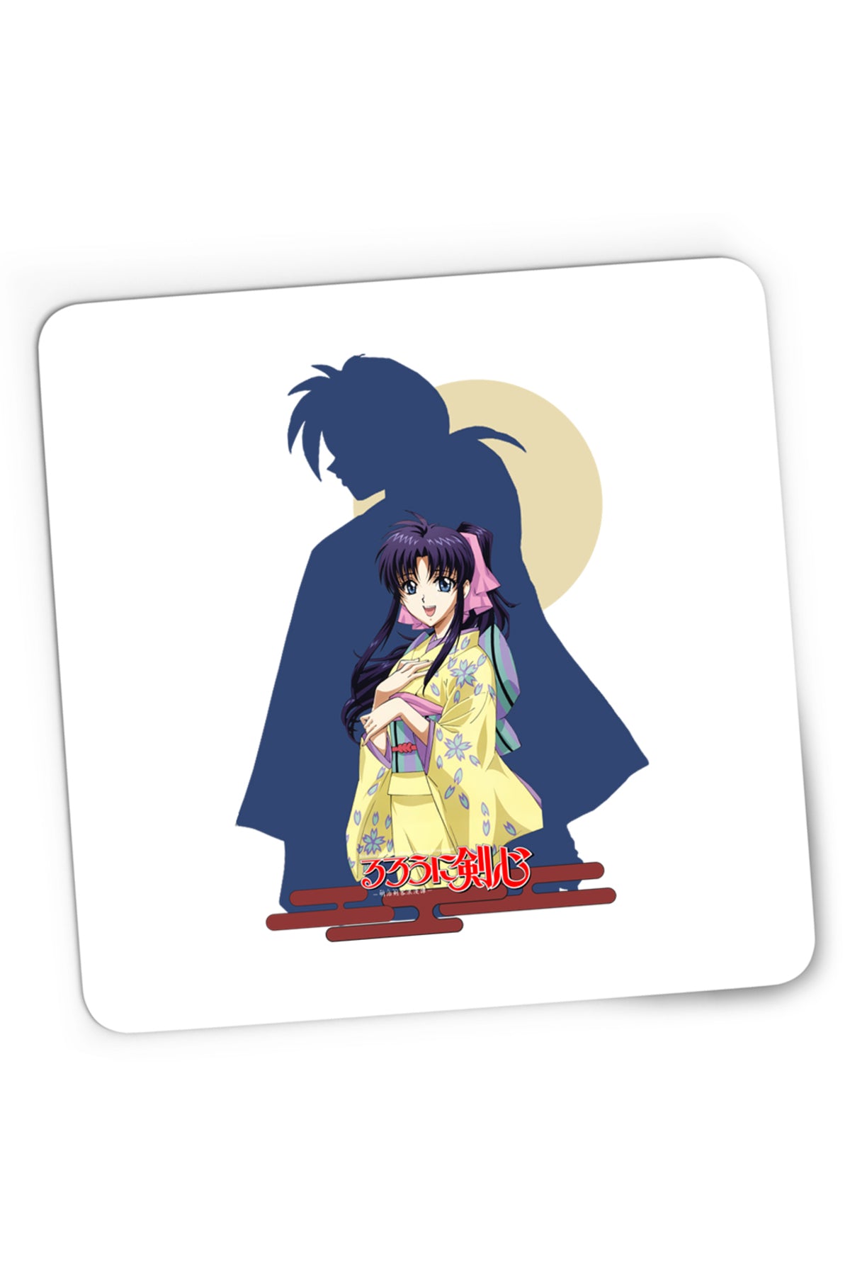 Mousepad Gaming Rurouni Kenshin Kaori Anime Kage Moon, 21x19 cm