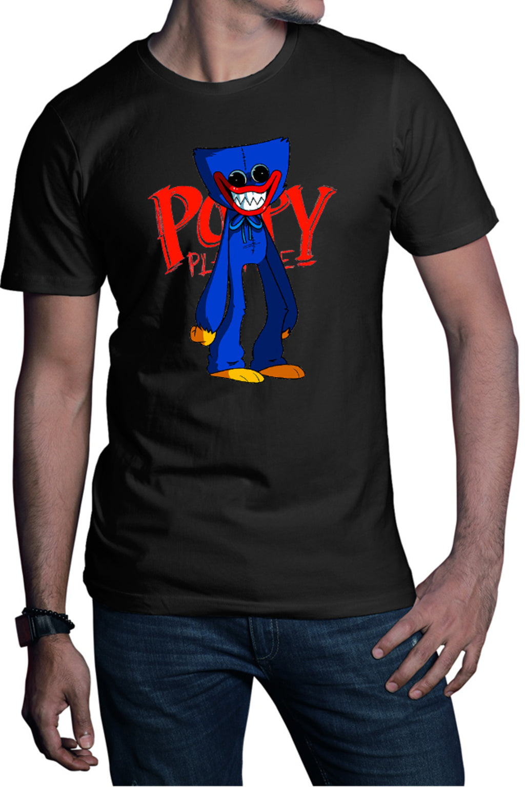 Tricou barbati Huggy Wuggy Horror RPG Game Puzzle Poppy Play Time
