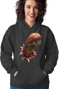 Hanorac dama Predator Alien Baby Red Monster Terminator