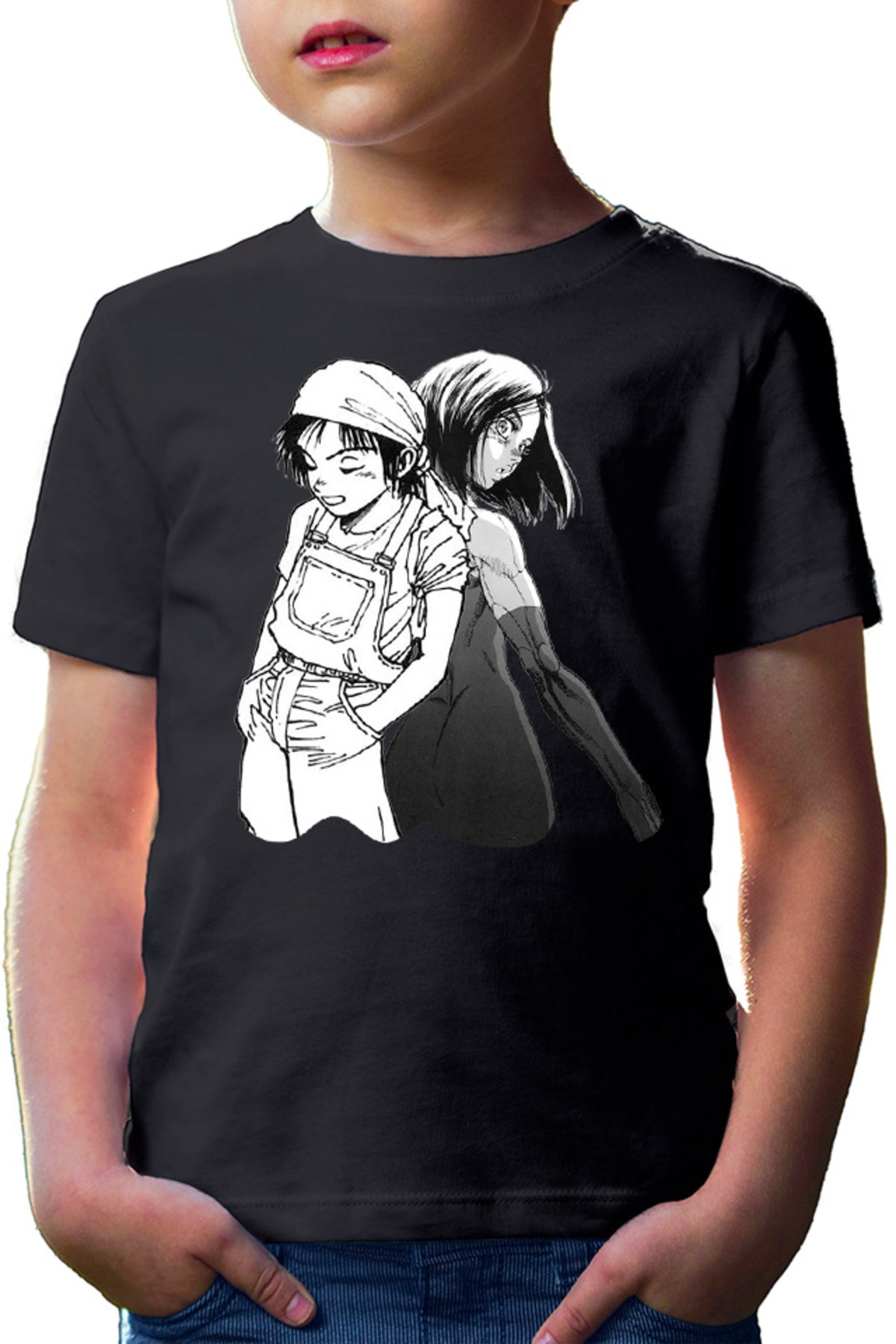 Tricou copii Battle Angel Alita Gally Yugo Couple Animeeater