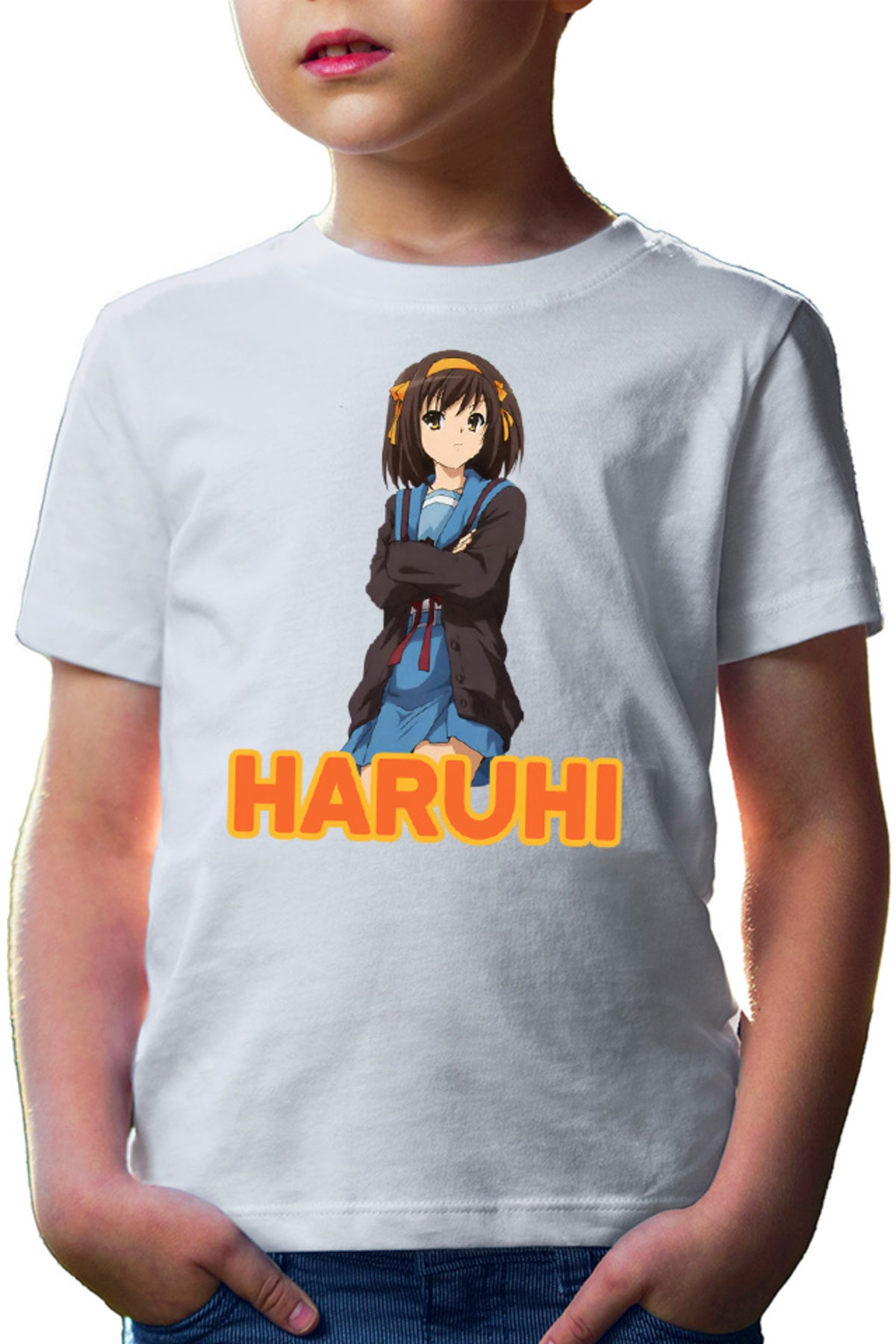 Tricou copii Haruhi Suzumiya Nagaru Tanigawa SOS Club