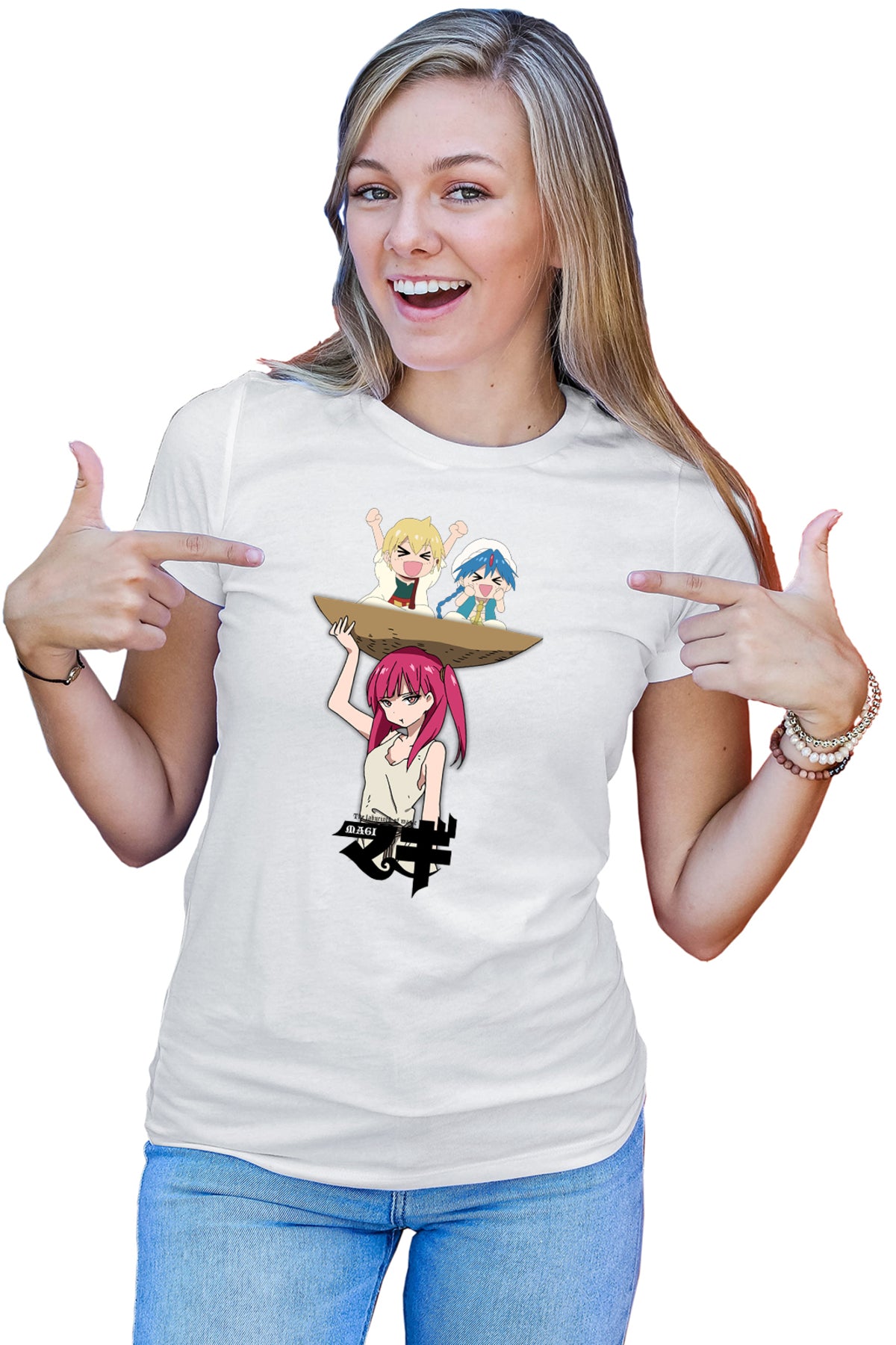 Tricou dama Magi The Labyrinth of Magic Morgiana Baby Alibaba Alladin