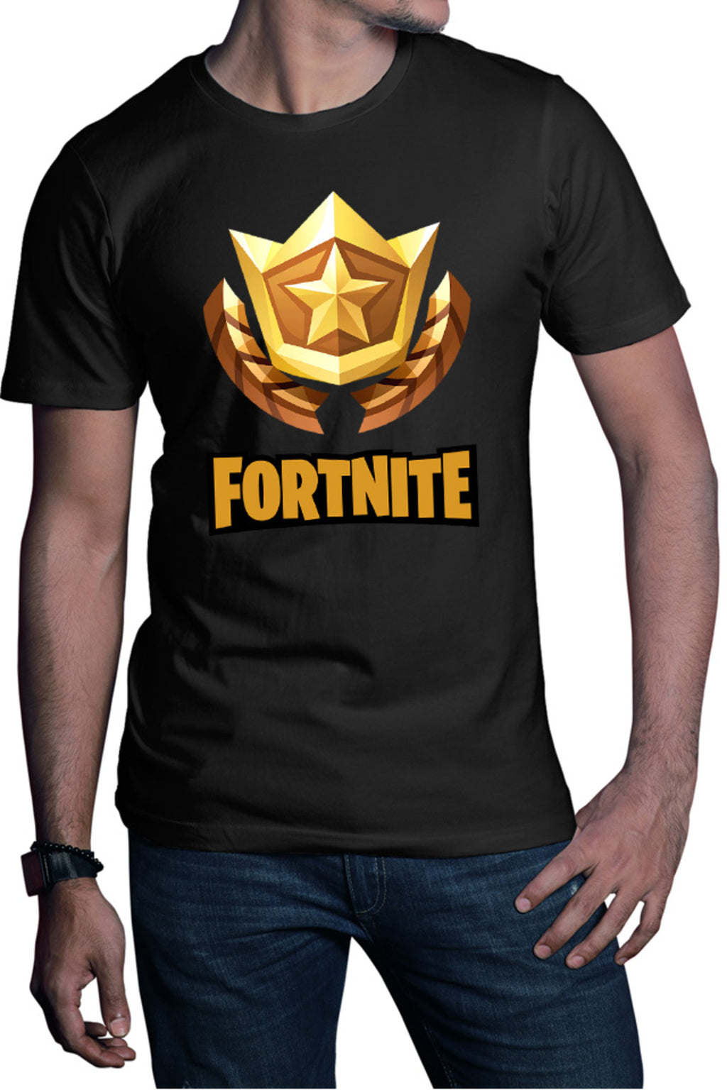 Tricou barbati Fortnite Gold Elo Seasons Gameplay Powerful Best Player