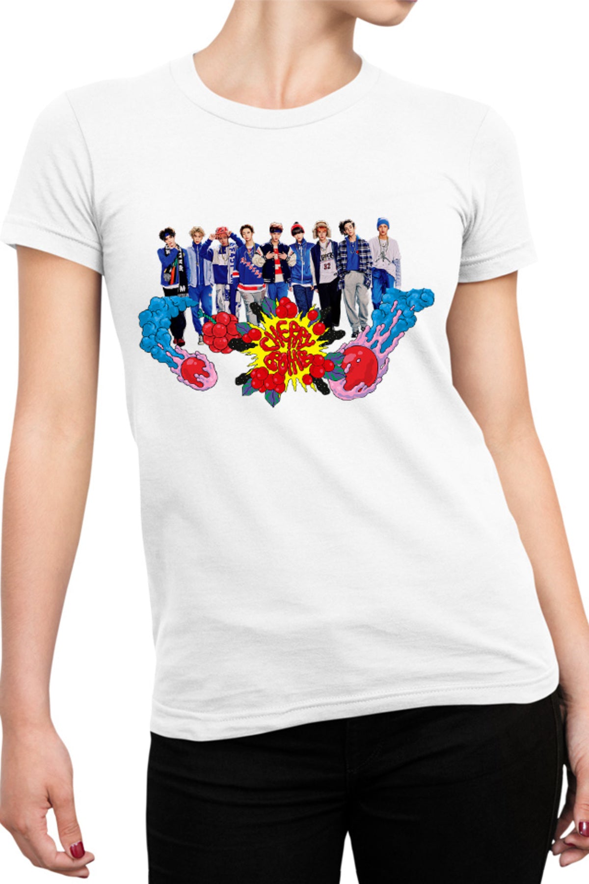 Tricou dama NCT Cherry Bomb Sweets Campaign Concept Visuals