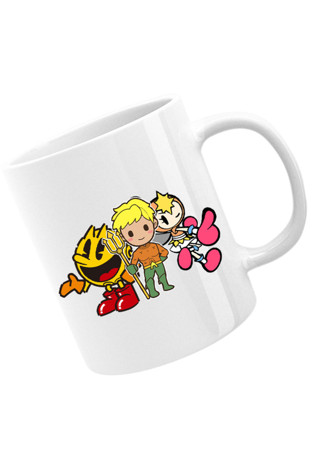 Cana Aquaman Pac Man Bubble Bomberman Lady Action, alba, 330 ml