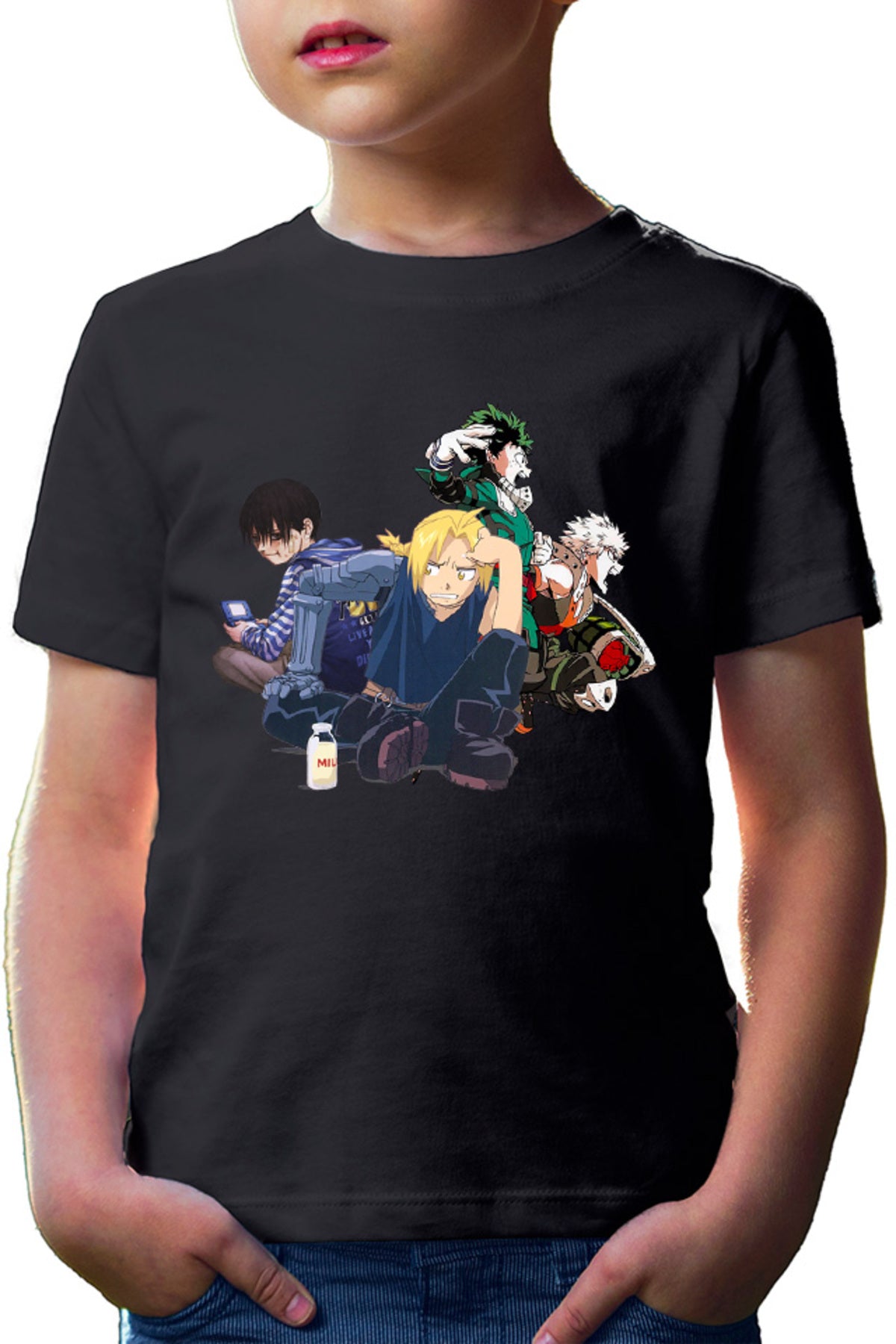 Tricou copii Btooom! Kou My Hero Academia Ikuzu Katsuki Milk Force Explosion
