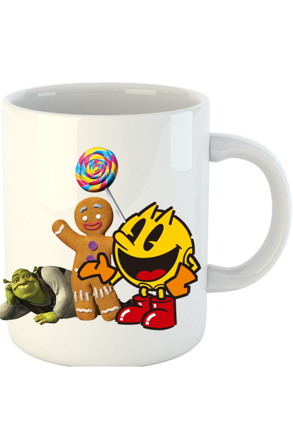 Cana Pac Man Shrek Cookie Happy, alba, 330 ml
