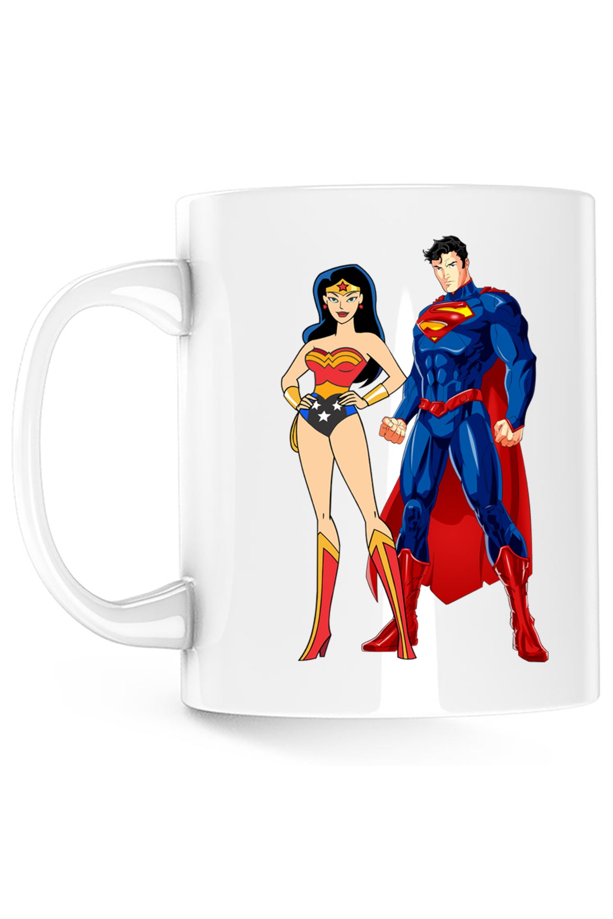 Cana Superman Wonder Woman Superwoman Girl Power, alba, 330 ml
