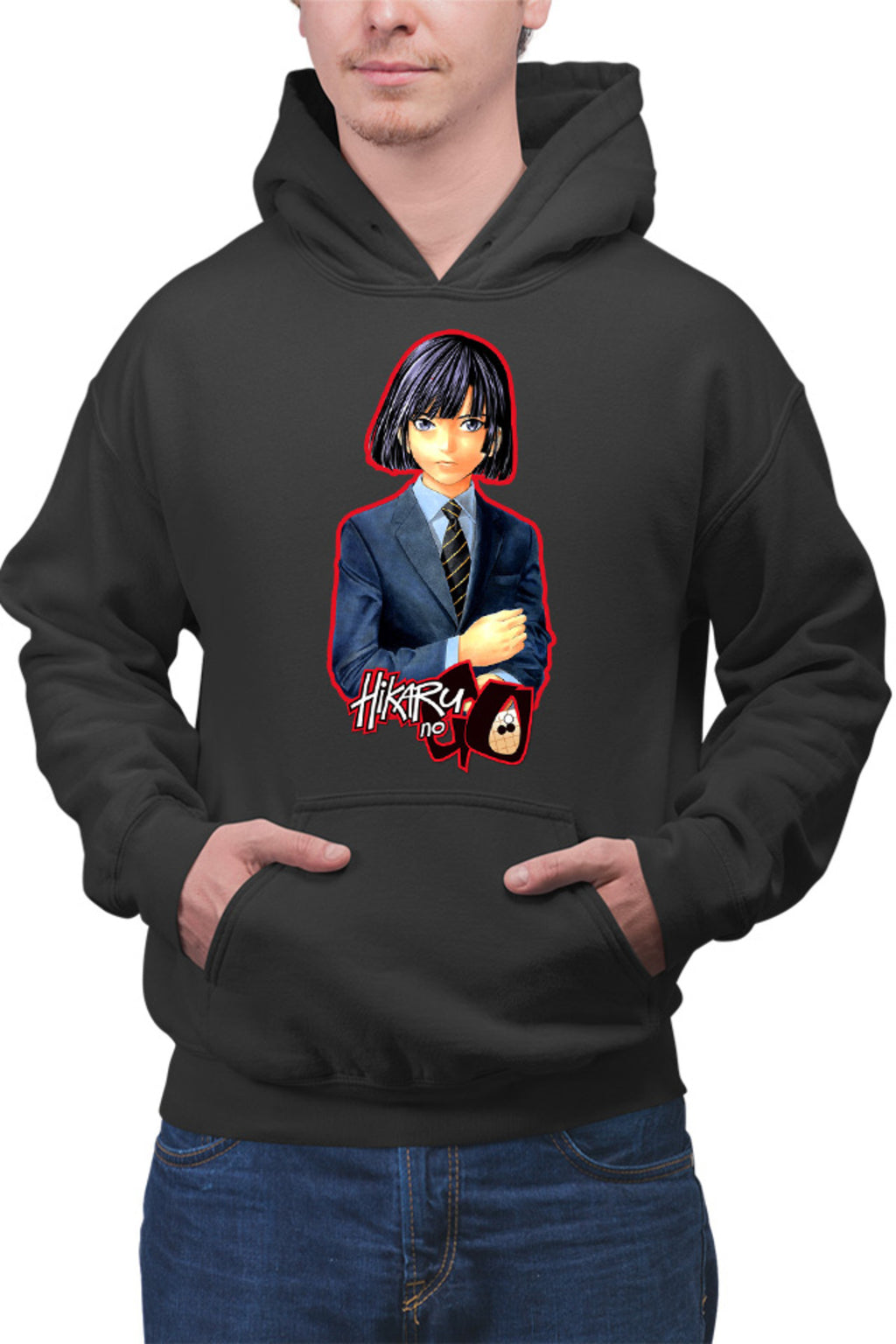 Hanorac barbati Hikaru no Go Akira Classy Vintage Player Michiko Yokote Shounen