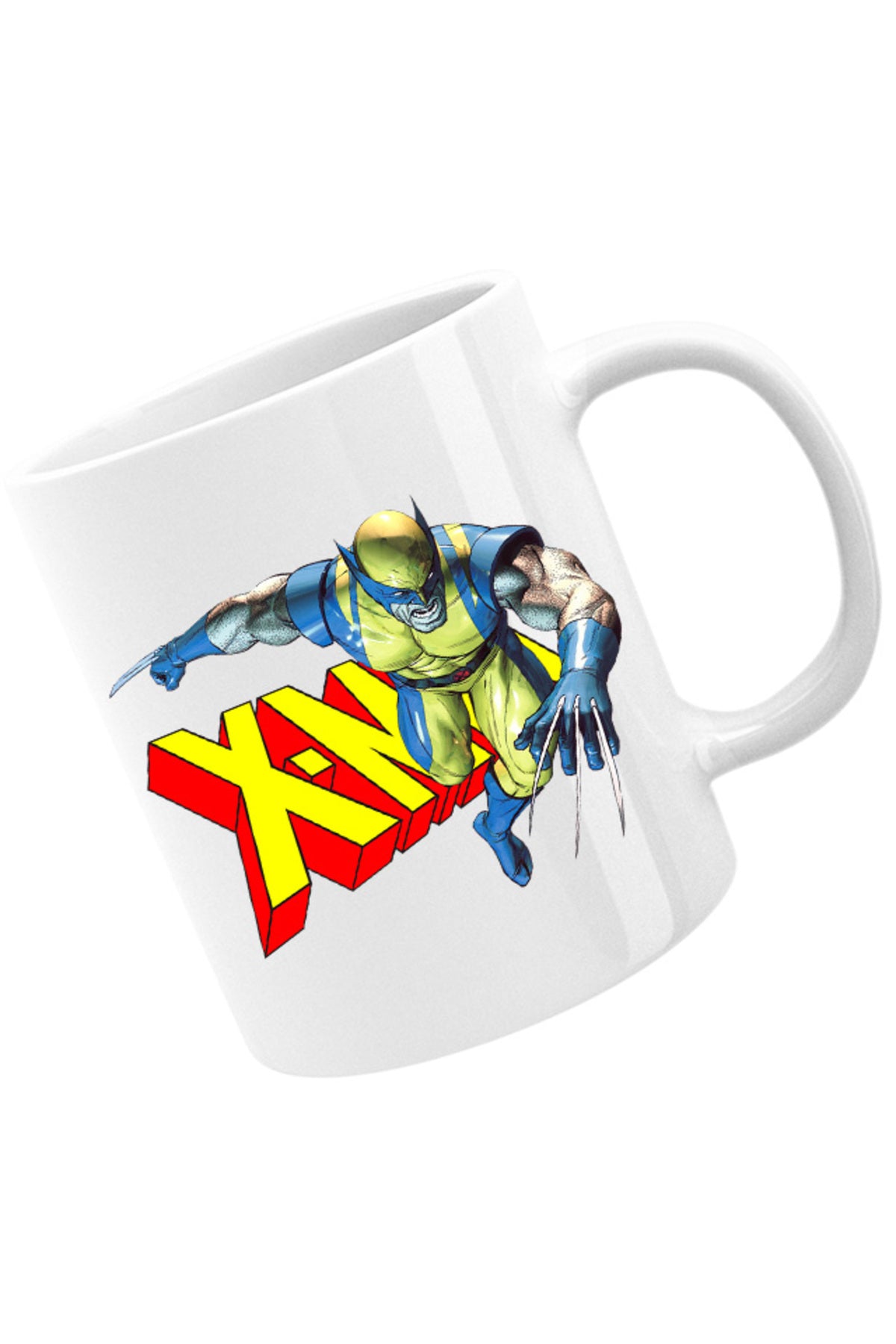 Cana Wolverine X-Men Logo Superpower Hero, alba, 330 ml