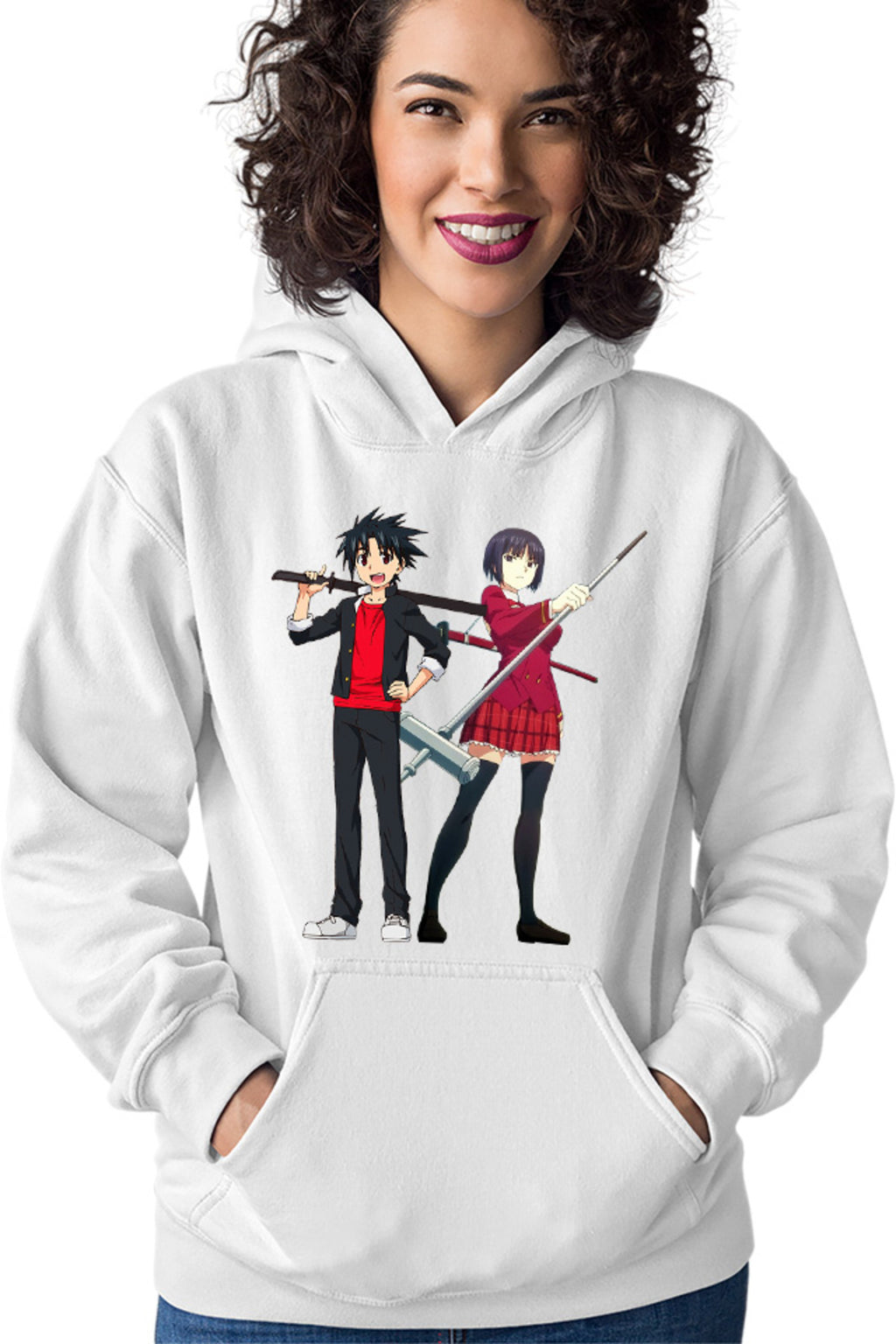Hanorac dama UQ Holder Touta Orte Kataka Fighters School Uniform Slice of Life