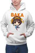 Hanorac barbati Haruhi Suzumiya Baka Emoji Chibi Otaku Anime Japan