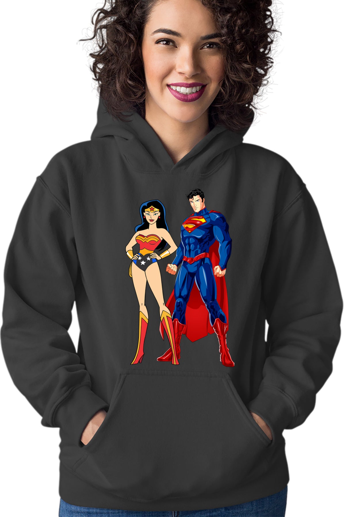 Hanorac dama Superman Wonder Woman Superwoman Girl Power