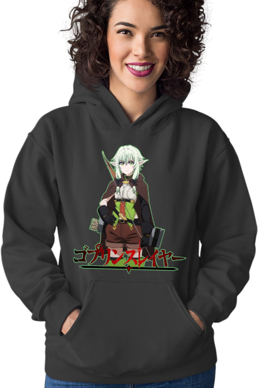Hanorac dama Goblin Slayer Magical Elf Bow Archer Otaku Demon