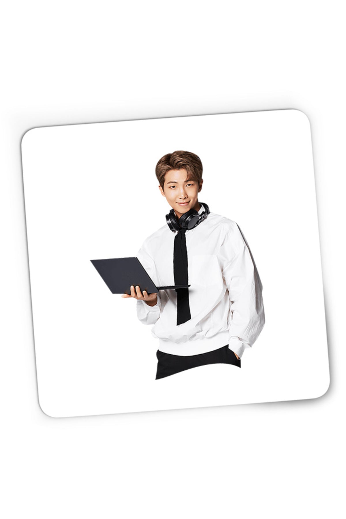 Mousepad Gaming BTS Kim Nam-joon RM Rapper Main Smart Disastrous, 21x19 cm