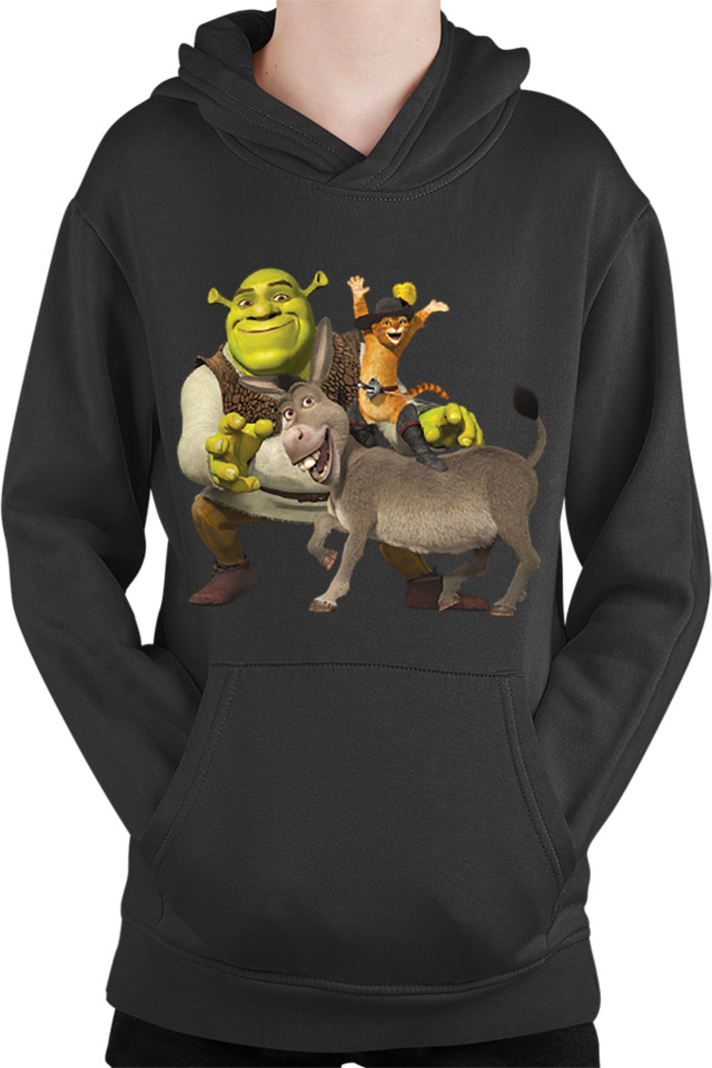 Hanorac copii Shrek Donkey Puss In The Boots Story