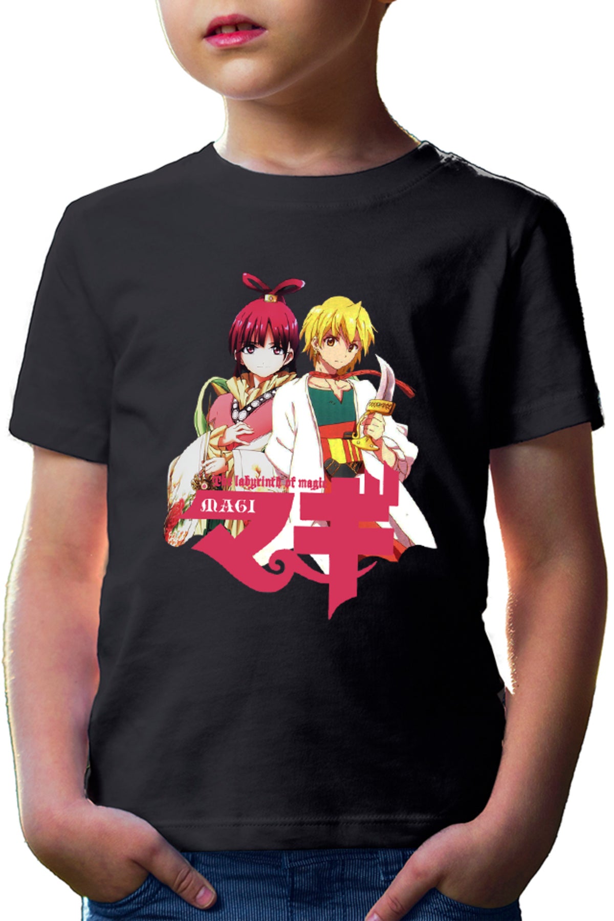 Tricou copii Magi The Labyrinth of Magic Kougyoku Queen Alibaba Protect