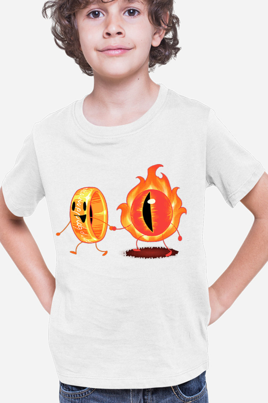 Tricou copii Lord of the Rings Eye Cute Illustration Friends Drama