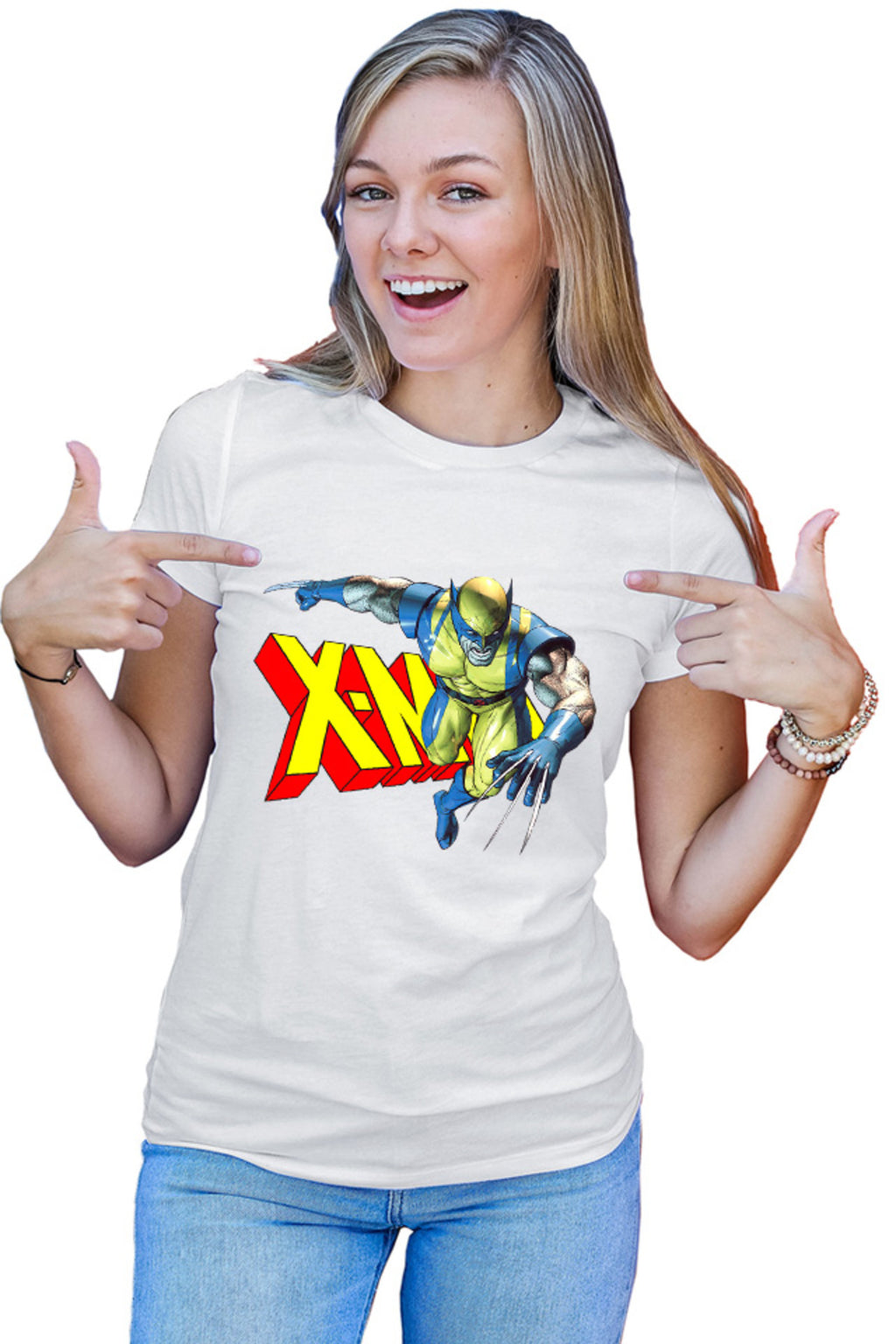 Tricou dama Wolverine X-Men Logo Superpower Hero