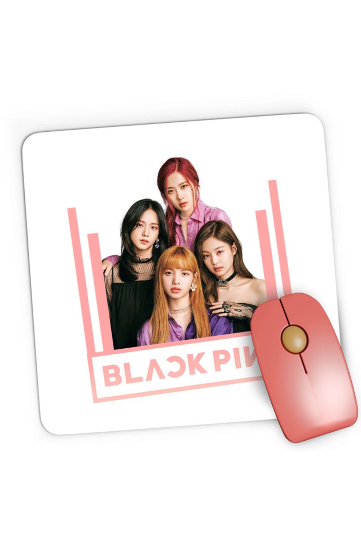 Mousepad Gaming Blackpink Group Girl Idon Music Korean, 21x19 cm