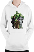 Hanorac copii Star Wars Luke Skywalker Incredible Hulk Jedi Yoda