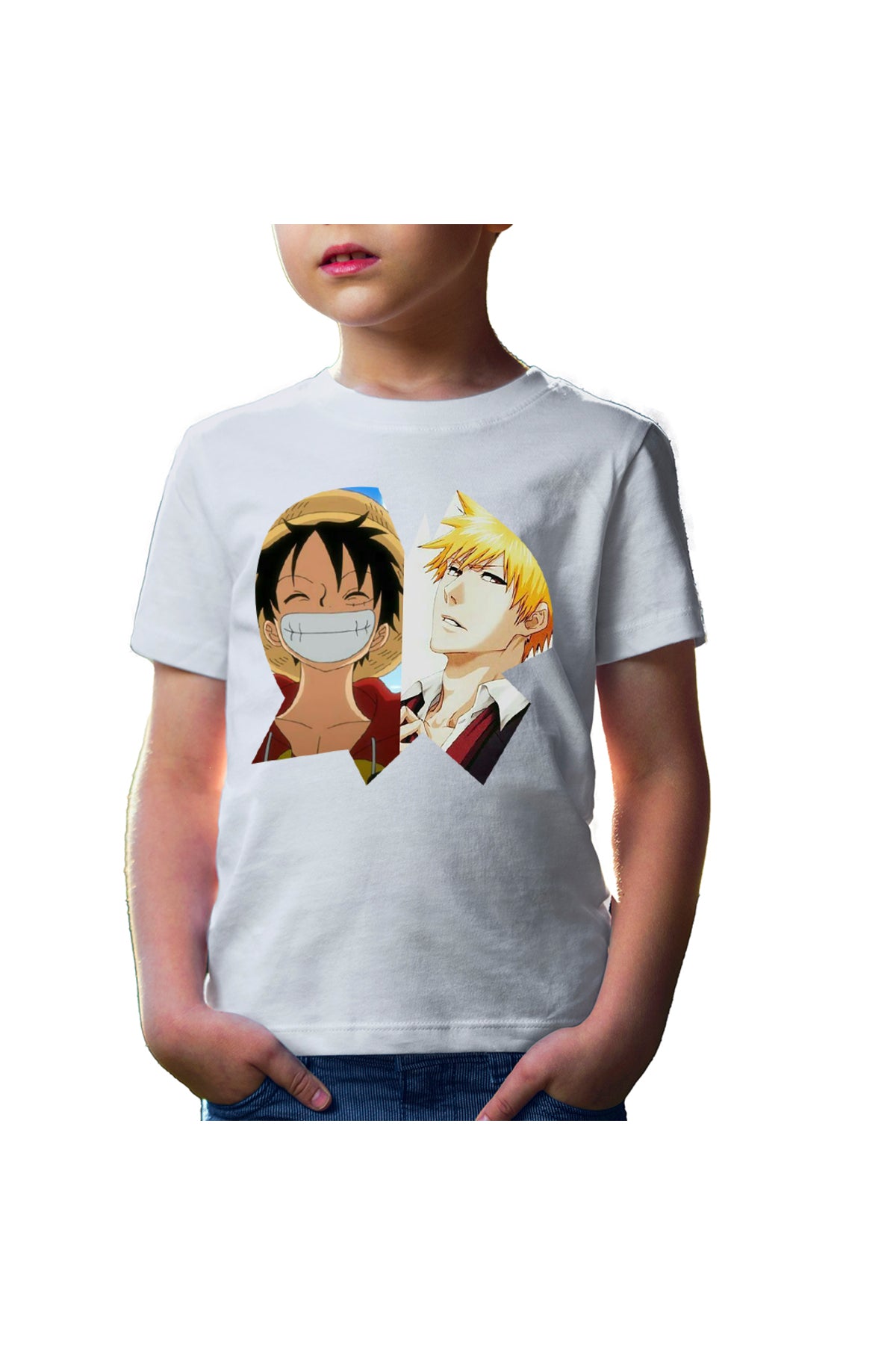 Tricou copii Bleach Ichigo One Piece Luffy Anime Manga