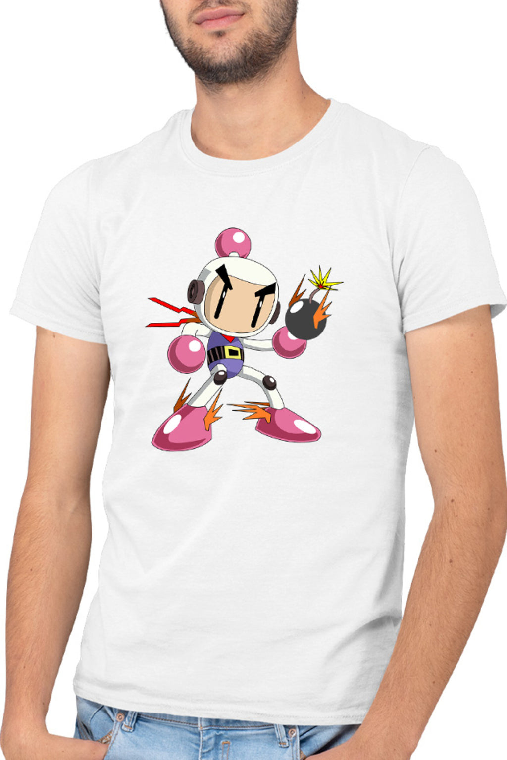 Tricou barbati Bomberman Angry Japanese Multiplayer