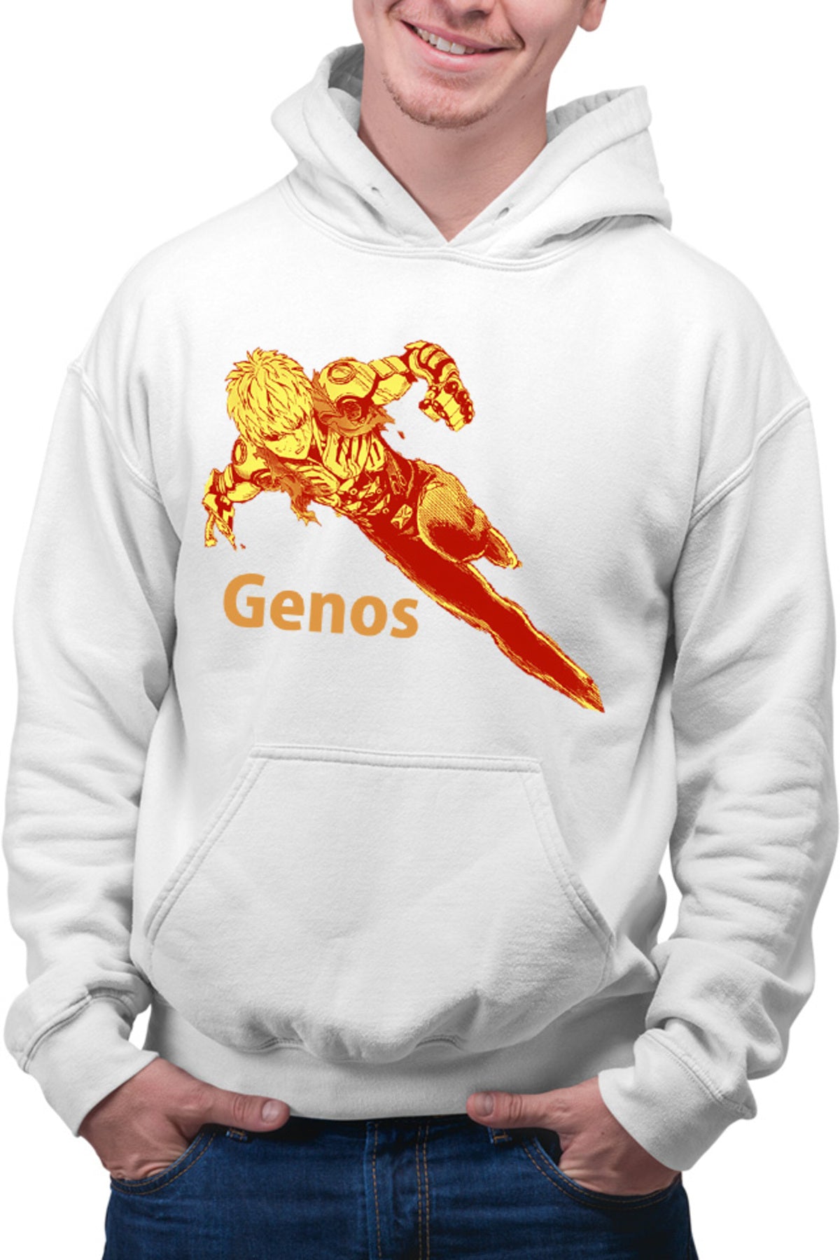 Hanorac barbati One-Punch Man Genos Robot Android Super Powers