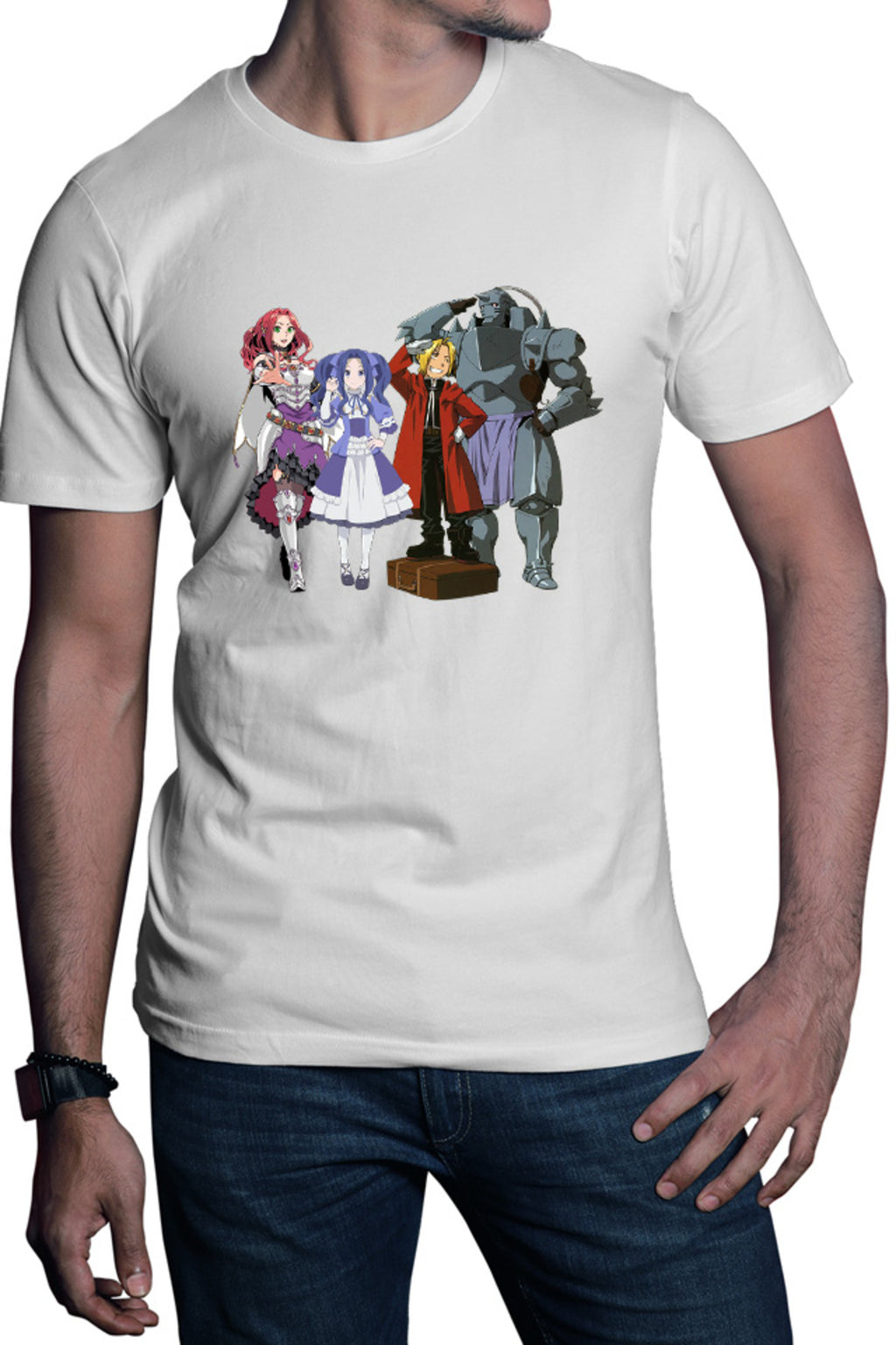 Tricou barbati Rising of the Shield Hero Malty Melty Sisters Elric Brothers Full Metal