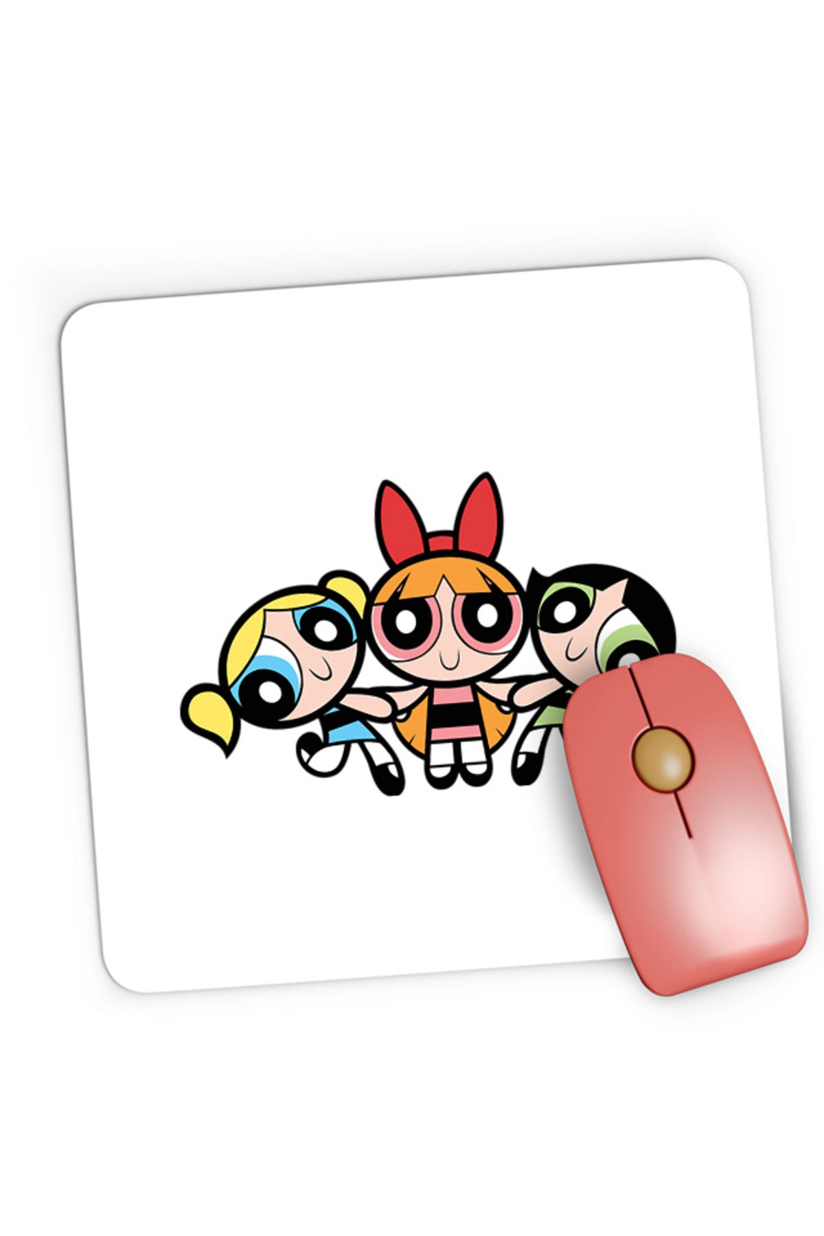 Mousepad Gaming The Powerpuff Girls Cartoon Network Action Kids, 21x19 cm