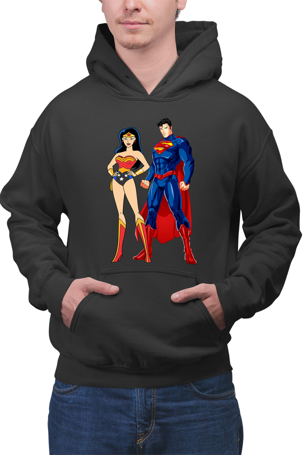 Hanorac barbati Superman Wonder Woman Superwoman Girl Power