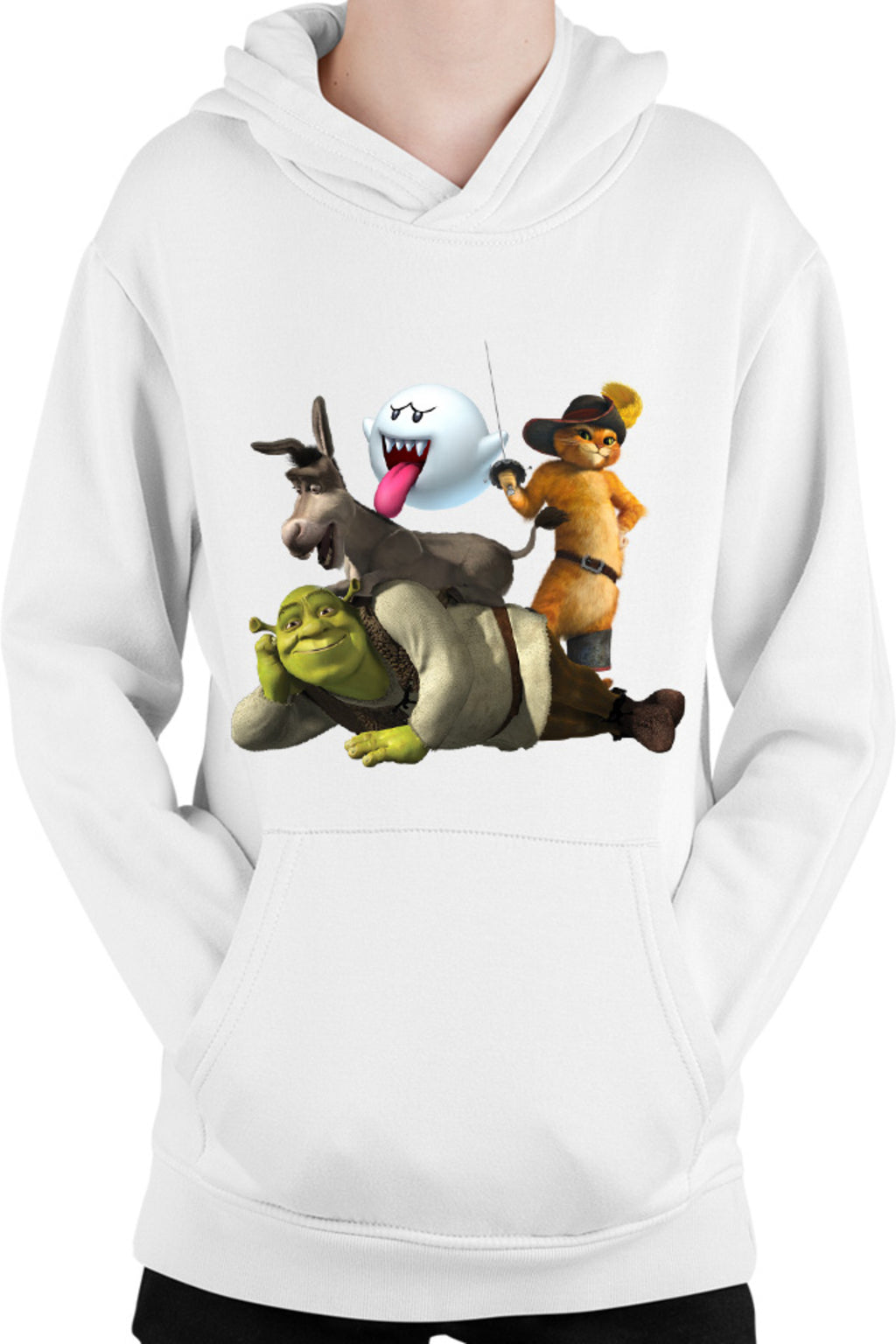 Hanorac copii Shrek Mario Cat Donkey Ghost