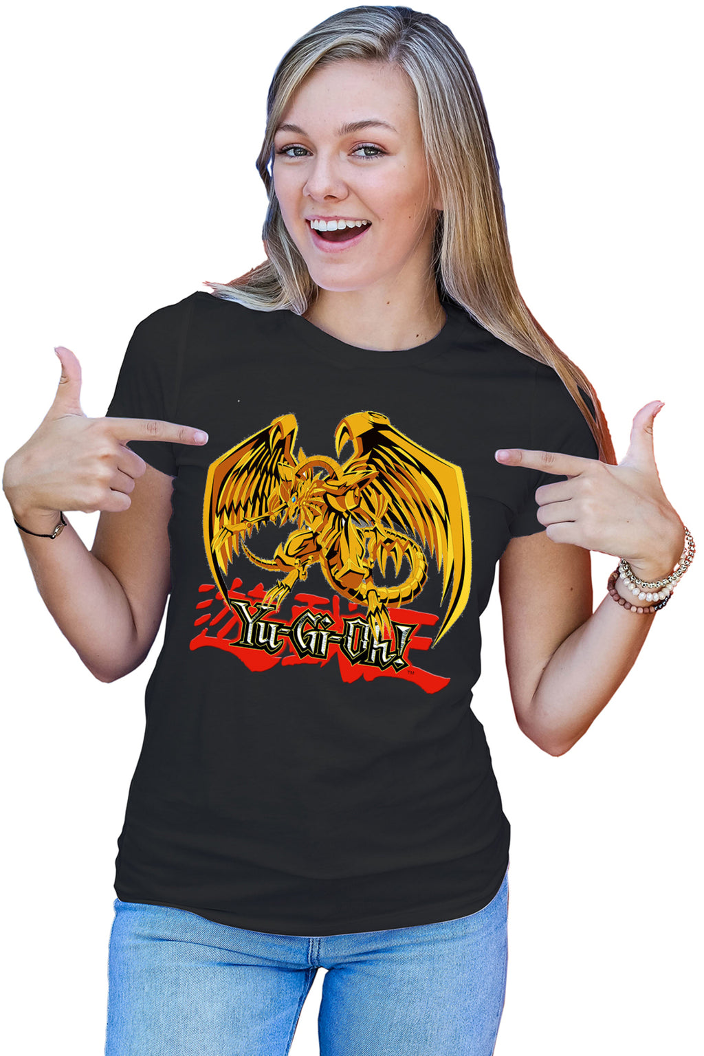 Tricou dama Yu Gi Oh Legendary Creature Egyptian God Sacred