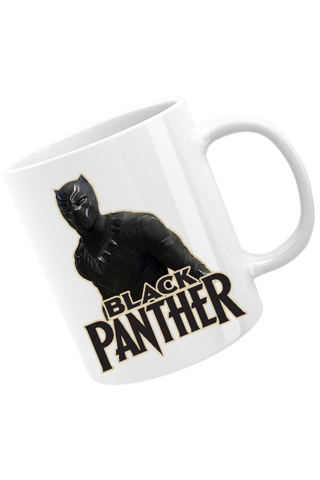 Cana Black Panther Logo Save World Hero Protect, alba, 330 ml