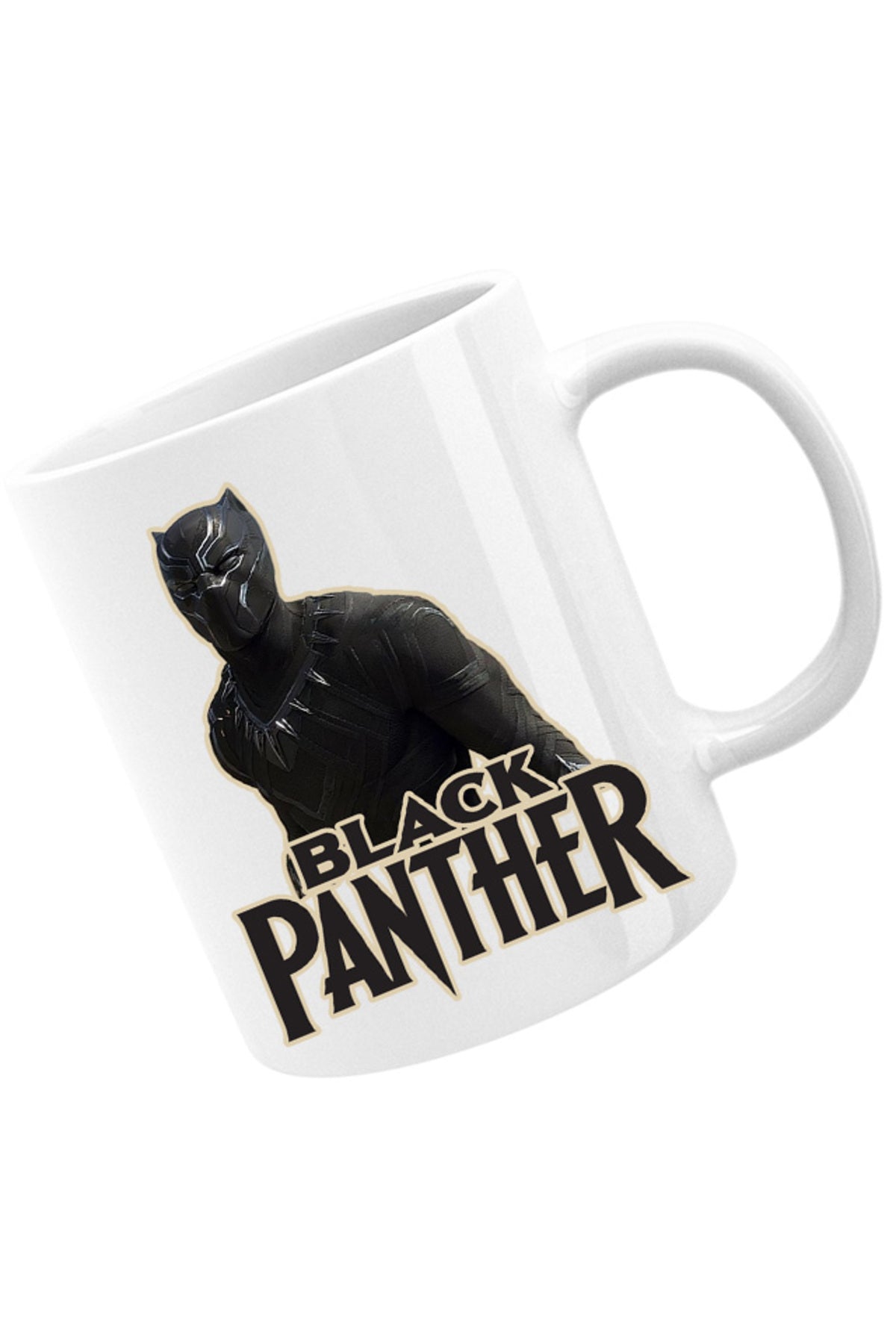 Cana Black Panther Logo Save World Hero Protect, alba, 330 ml