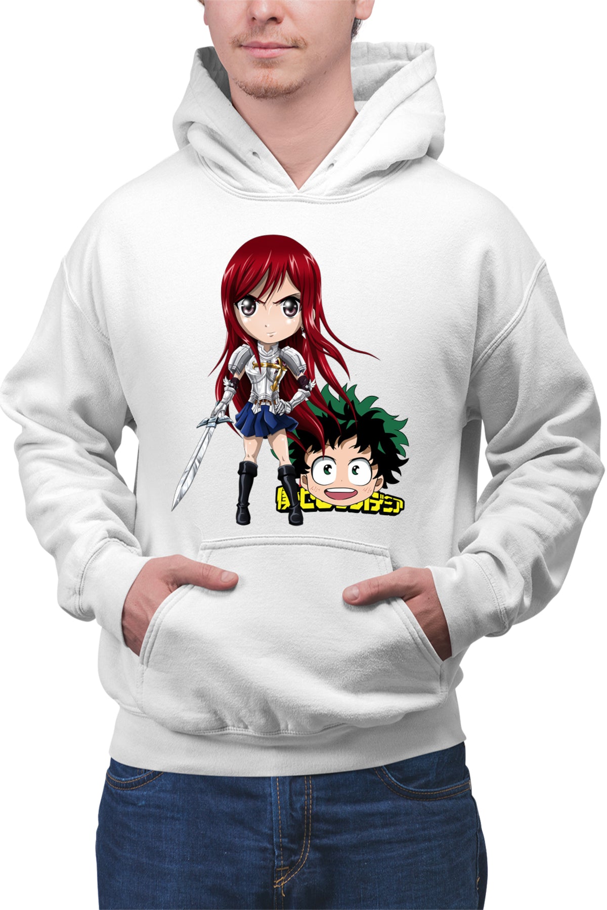 Hanorac barbati Fairy Tail Erza Deku My Hero Academia