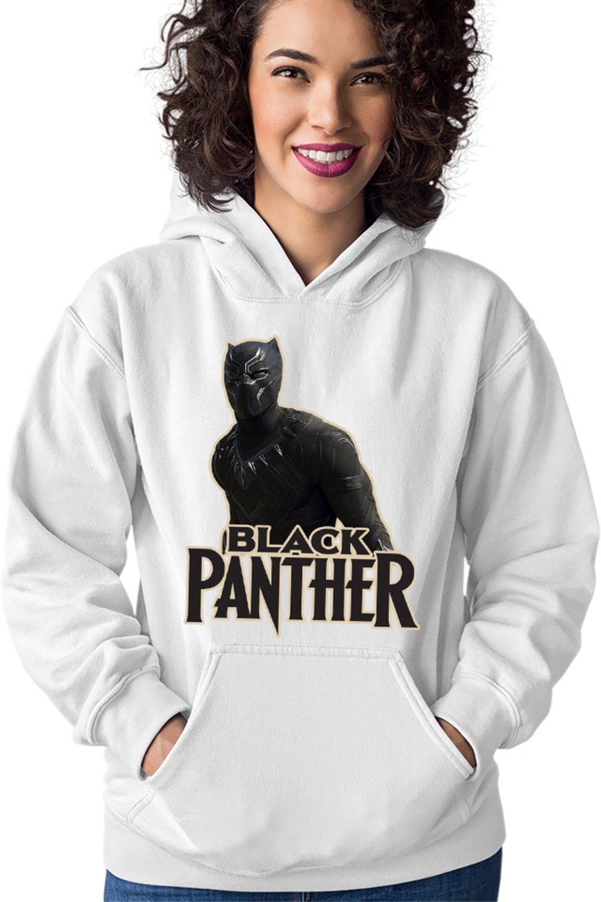 Hanorac dama Black Panther Logo Save World Hero Protect