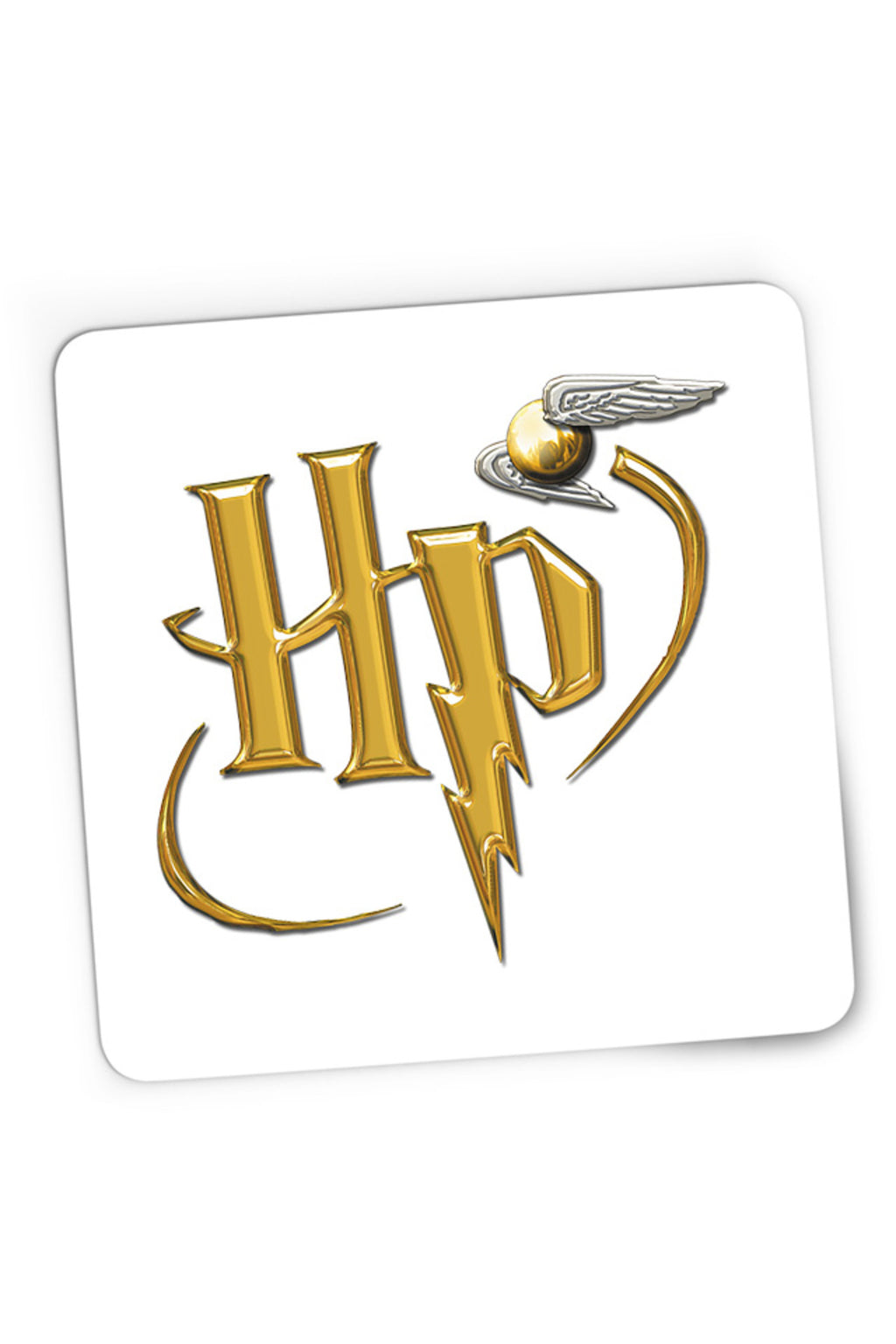 Mousepad Gaming Harry Potter UK Logo Spirit Fly Mark Golden, 21x19 cm