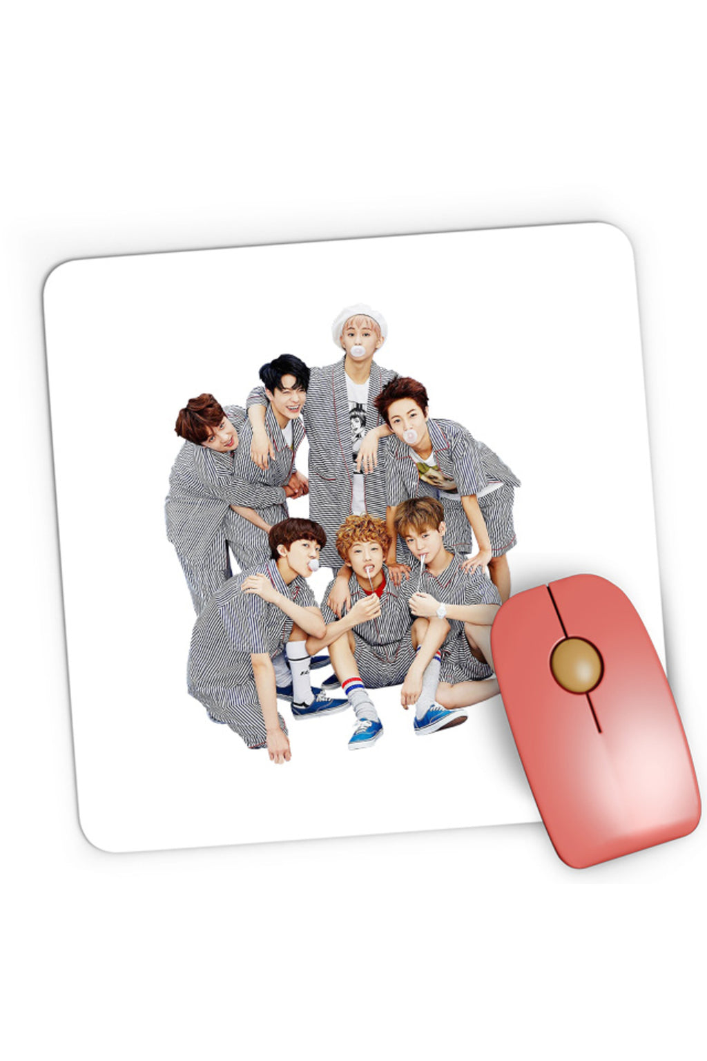 Mousepad Gaming NCT Group Photo Idols Award MTV Music Performance, 21x19 cm