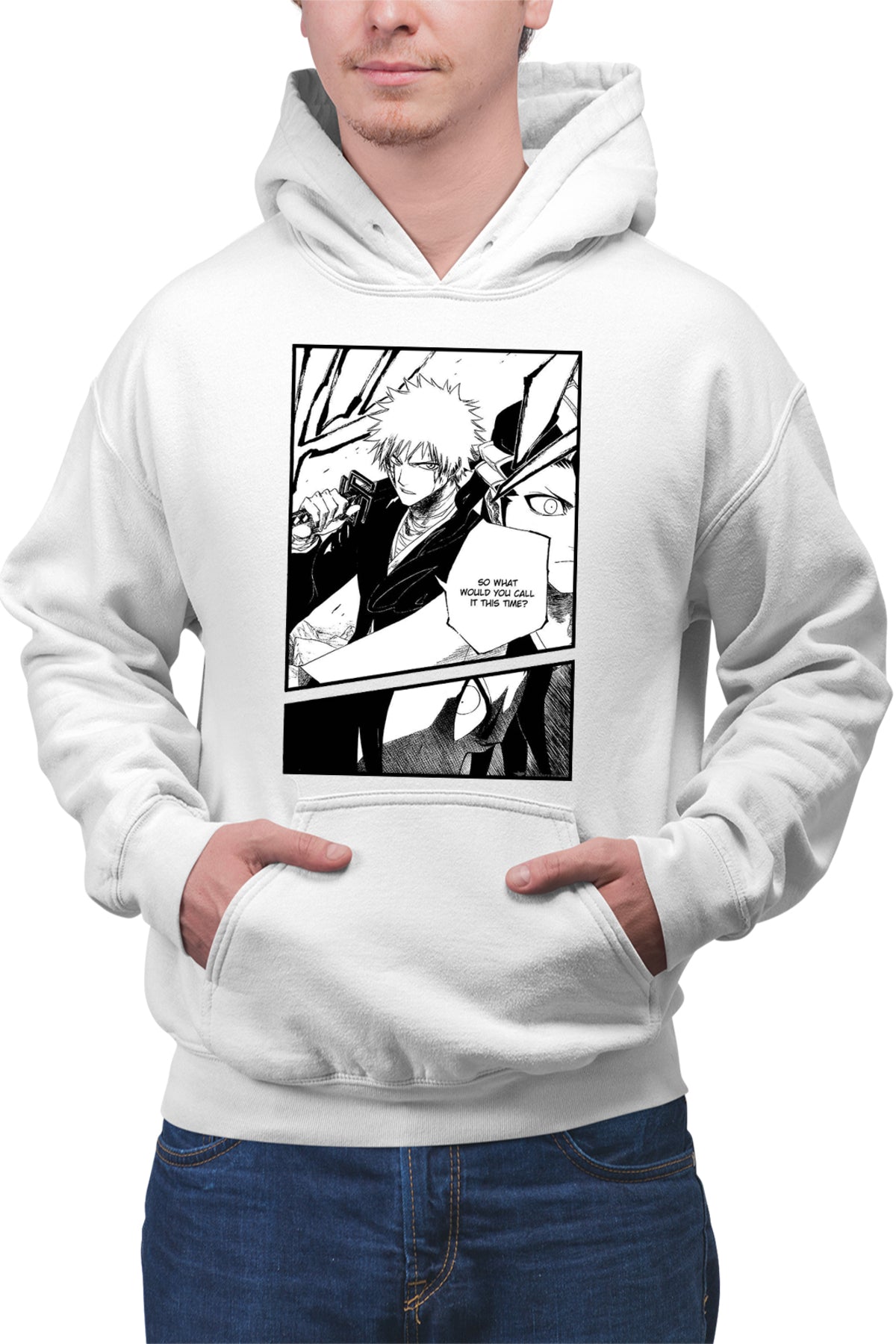Hanorac barbati Bleach Manga Panel Scene Soul Reaper
