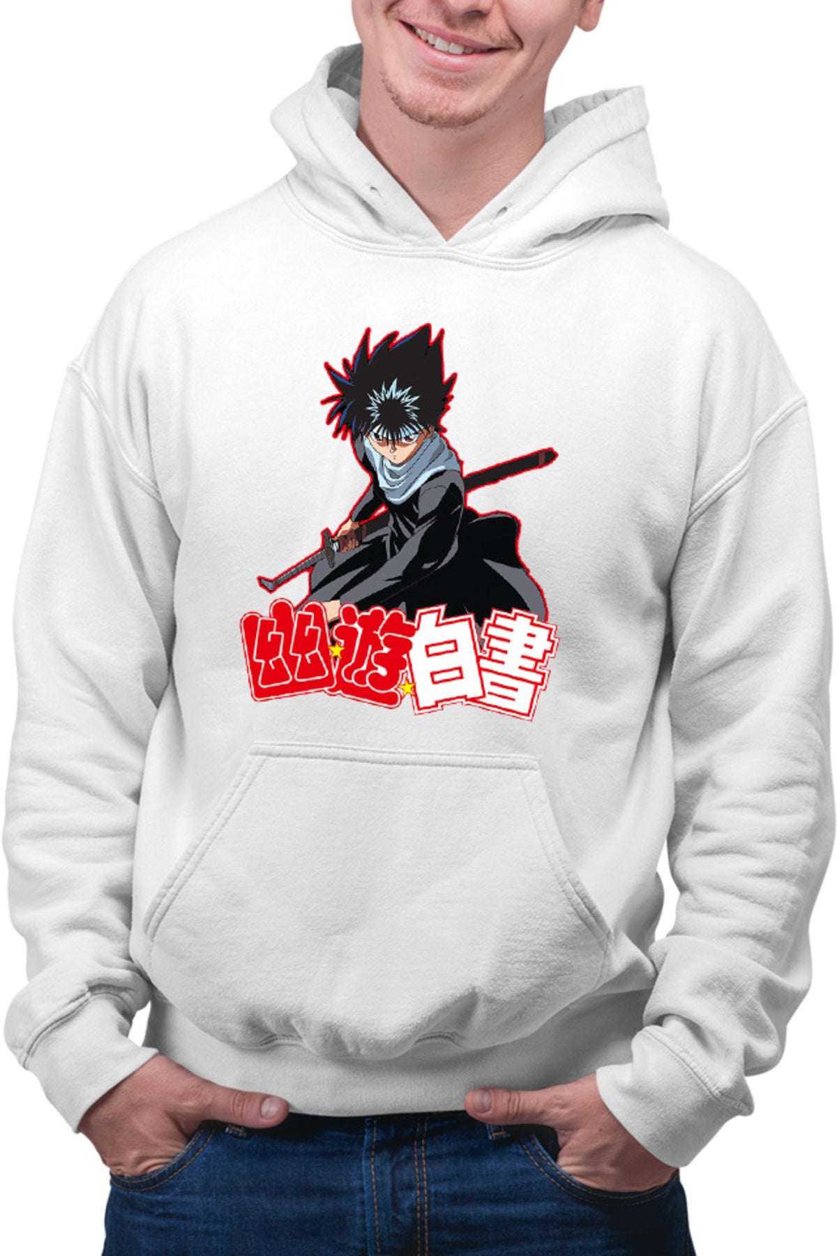 Hanorac barbati Yu Yu Hakusho Hiei Yoshihiro Togashi Shounen