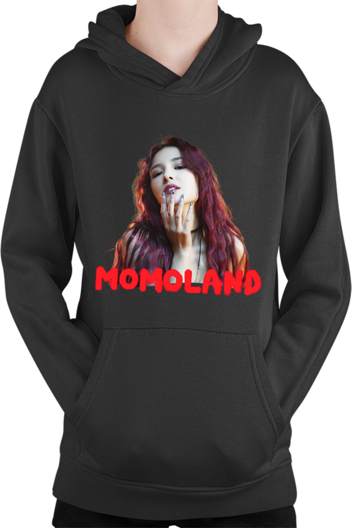 Hanorac copii Momoland Red Head y K-Pop Idol Music