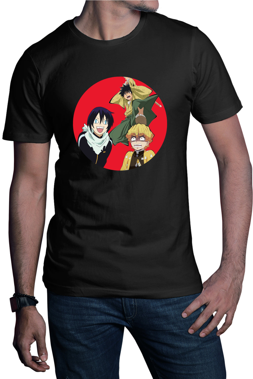 Tricou barbati Rurouni Kenshin Yahiko Yato Zenitsu Funny