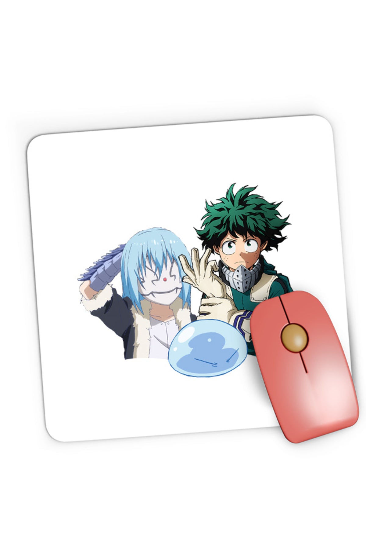 Mousepad Gaming TenSura Hero Academia Eren Attack on Titan Rinmuru, 21x19 cm