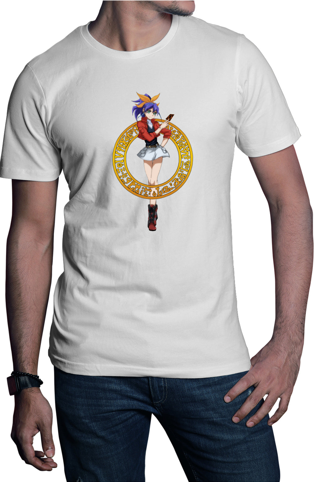 Tricou barbati Yu Gi Oh Anime Serena Magic Girl Player