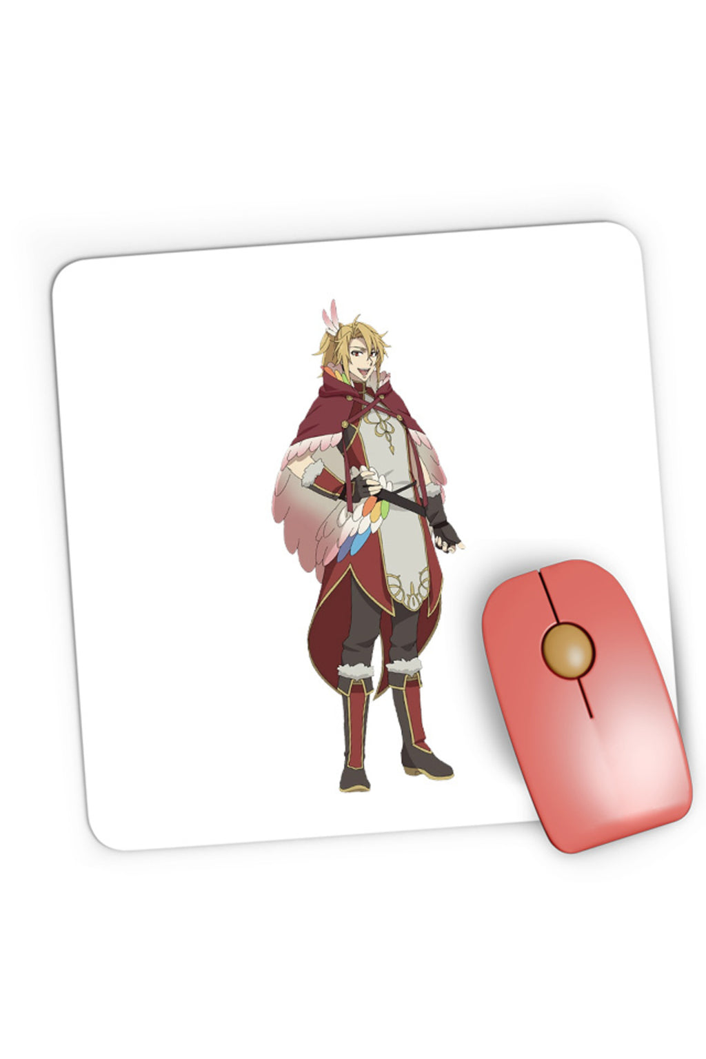 Mousepad Gaming Rising of the Shield Hero Motoyasu Polearm Weapon Otaku Knight, 21x19 cm