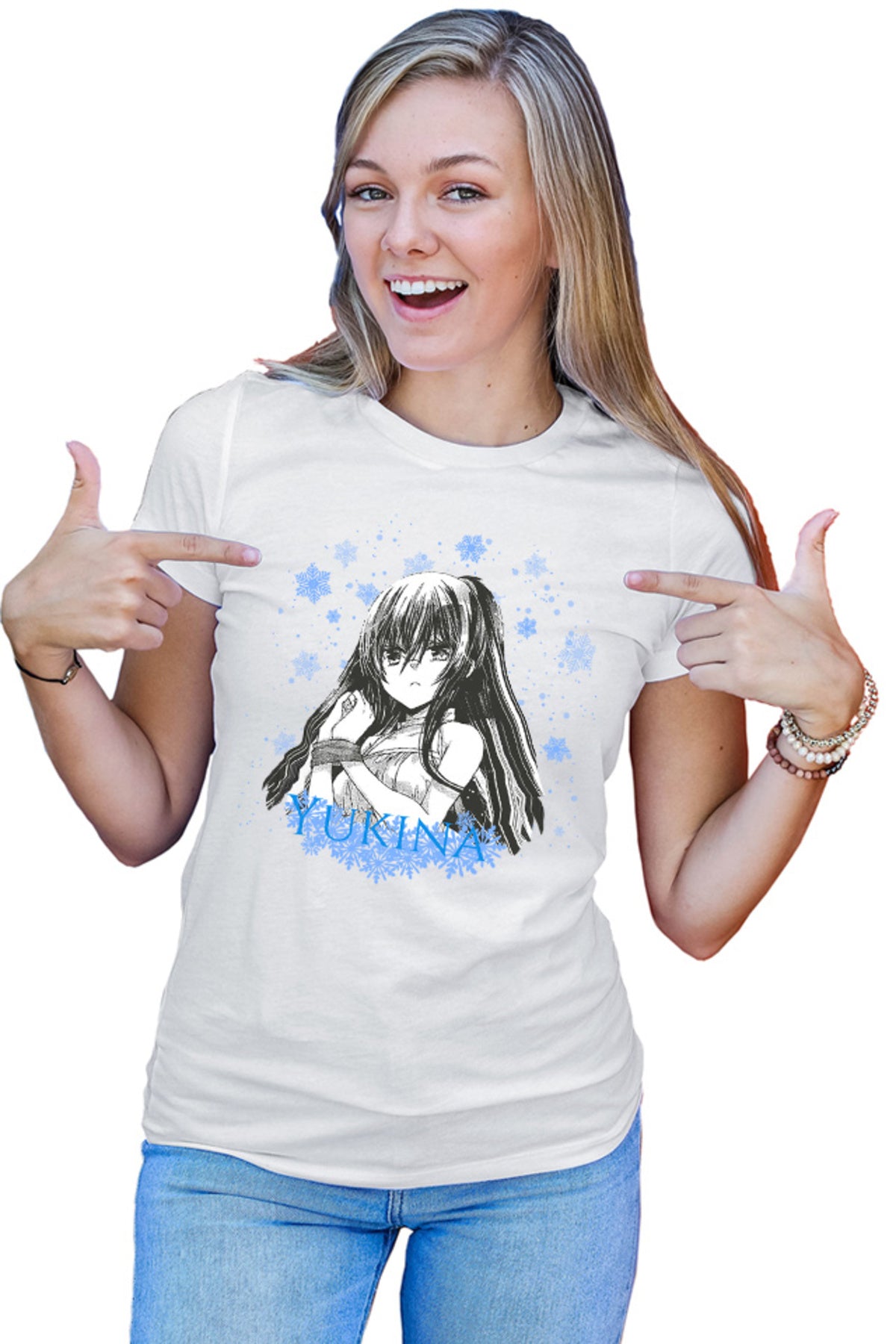 Tricou dama Missions of Love Yukina Snow Tied Love Conflict Shoujo Moe