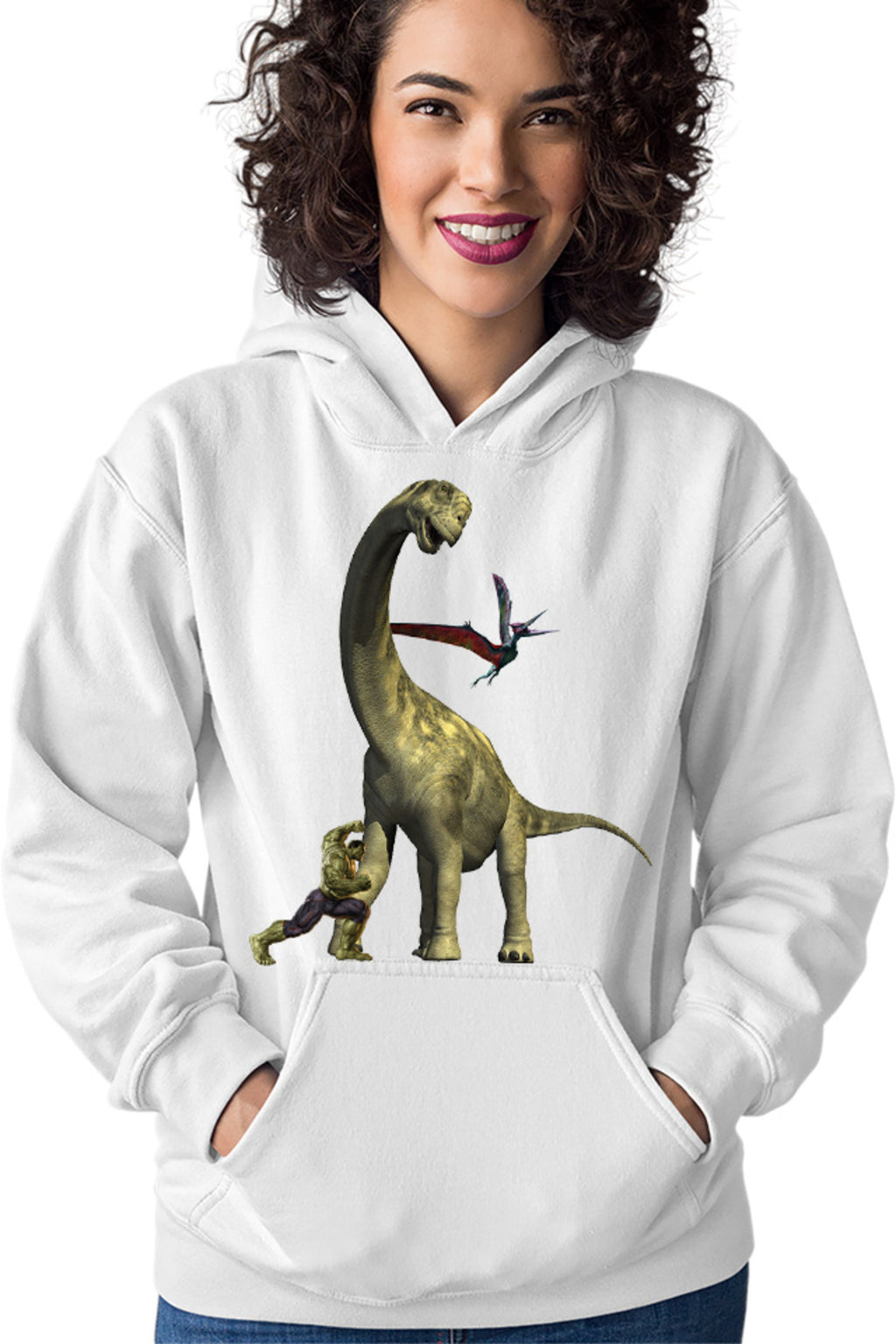Hanorac dama Jurassic Park Triceratops Huge Neck Grass Eater Hulk
