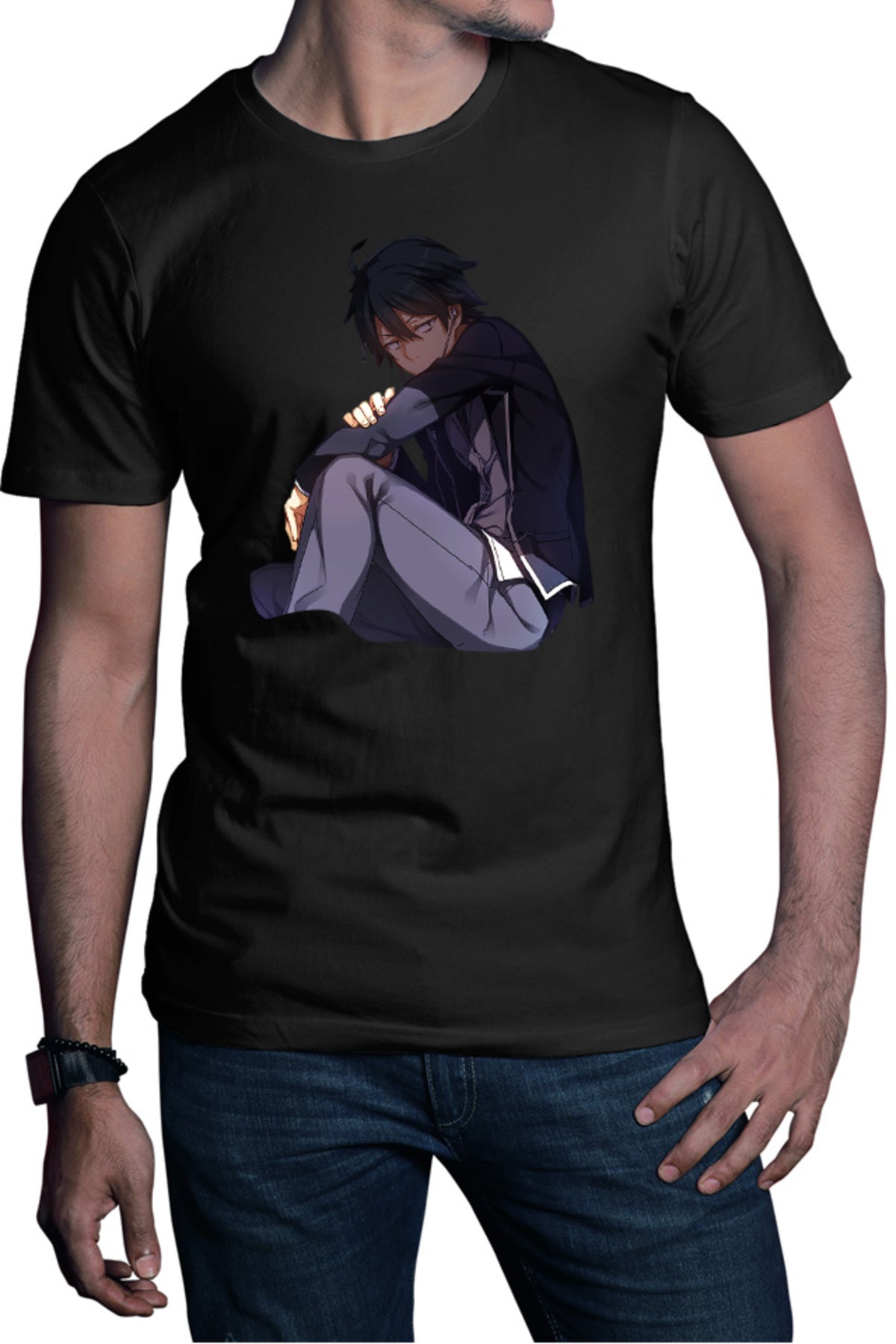 Tricou barbati OreGairu Hikigaya Tone Novel Artist Music