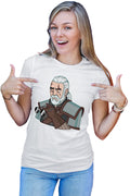 Tricou dama The Witcher Andrzej Sapkowski Wild Hunt Video Game